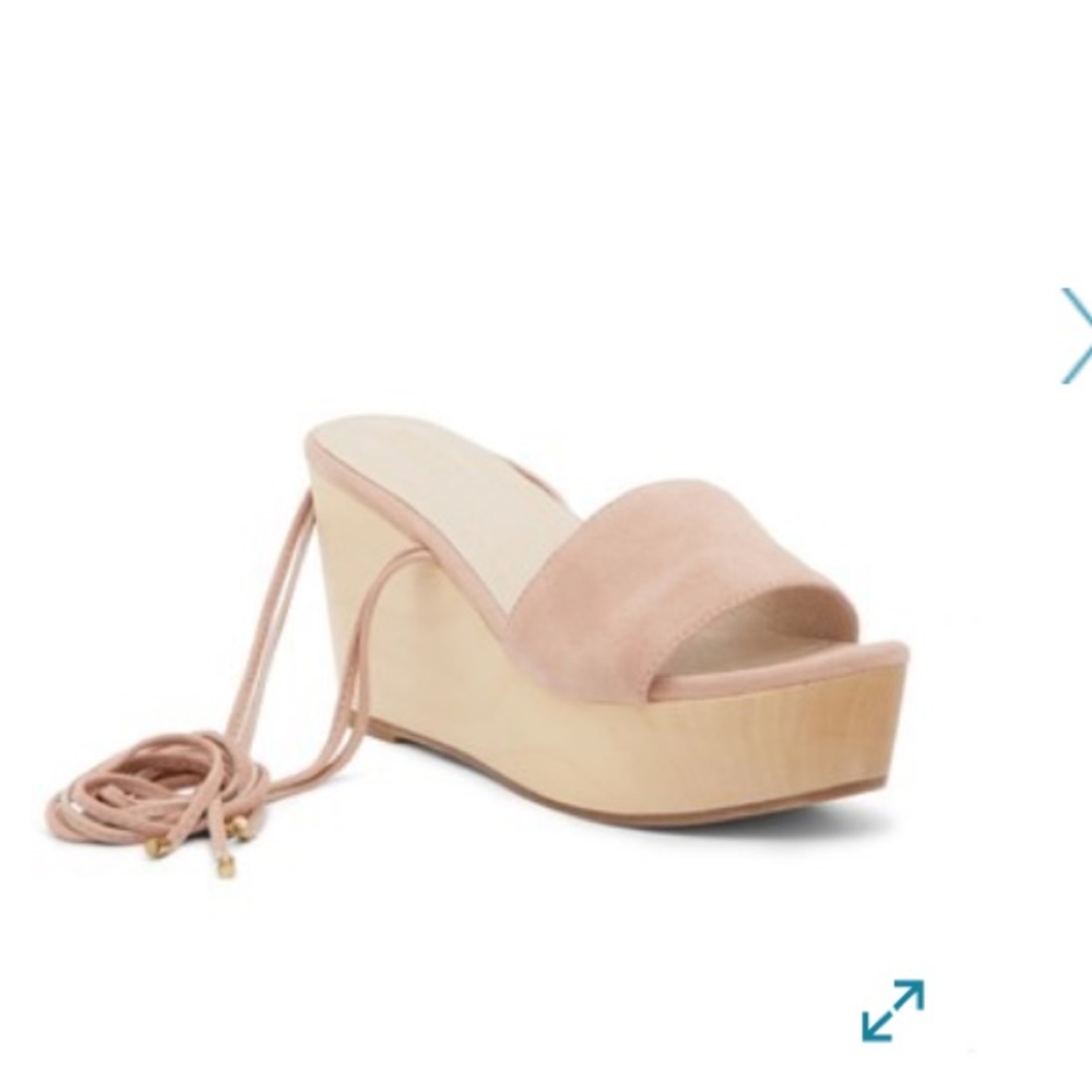 RAYE Finley Platform Sandal in Ballerina Blush